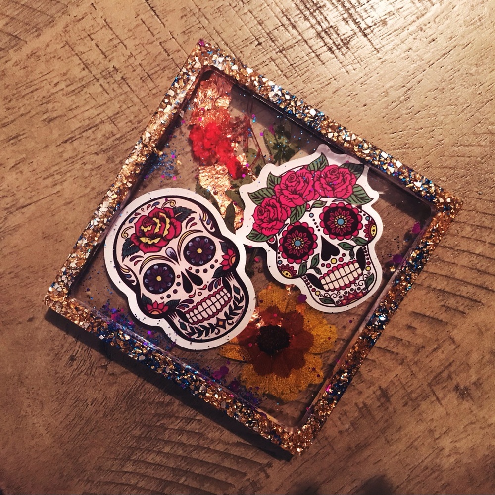 Skull coaster